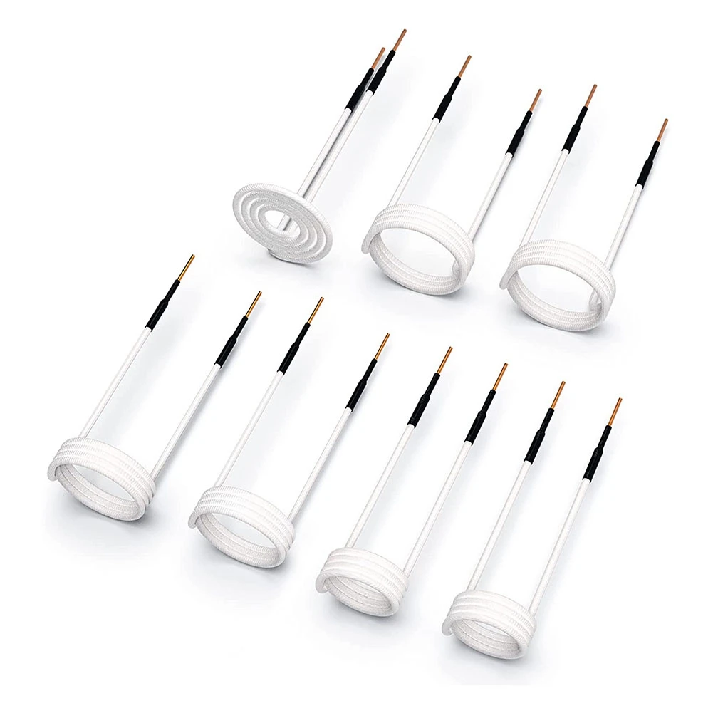 

Heater Coil Kit 7PCS Most Used Induction Heater Coils with Varying Lengths Magnetic Heat Resistant Induction Heater Tool
