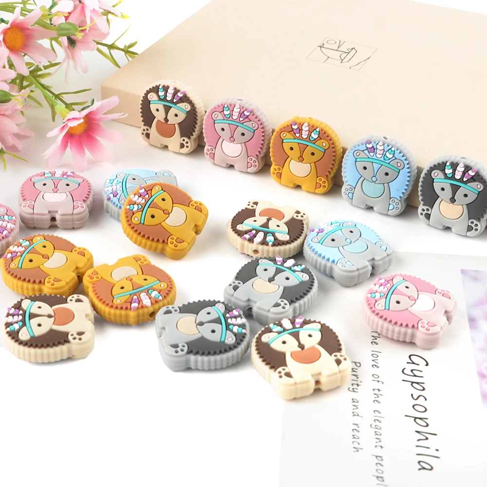 5/10Pcs Silicone Beads Cartoon Focus Beads For Jewelry Making DIY Pacifier Chain Pen Bracelet Jewelry Handmade Accessories