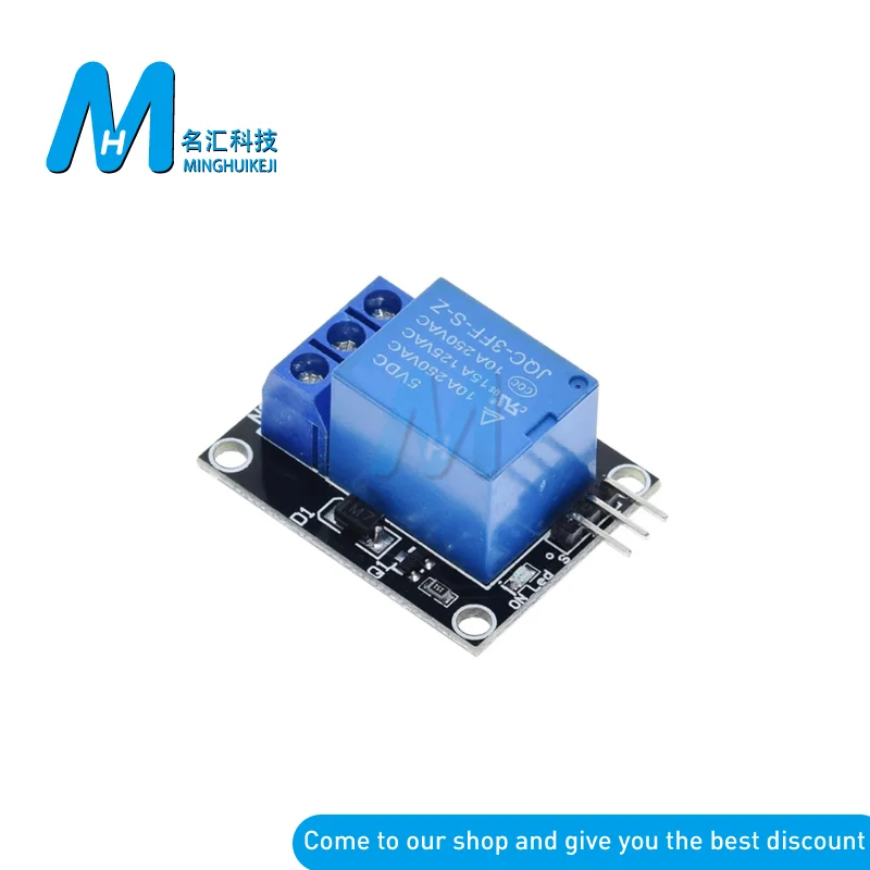 1/10PCS New JQC-3FF-S-Z Module KY-019 5V One 1 Channel Relay Module Board Shield For PIC AVR DSP ARM for arduino Relay