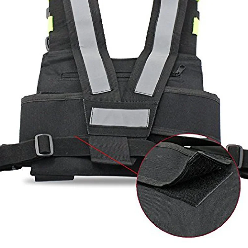 Radios Pocket Radio Chest Harness Chest Front Pack Pouch Holster Vest Rig Carry Case for Walkie Talkie Kenwood Motorola Baofeng