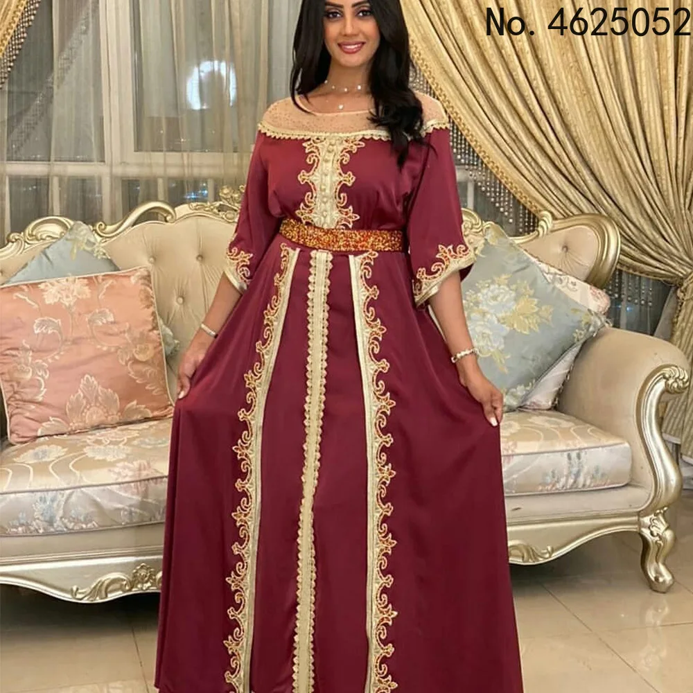 

Abaya Дубай, мусульманское платье, роскошный Рамадан, кафтан, мусульманское кимоно, халат, женское кафтан, Марокканское макси, вечерние платья ...