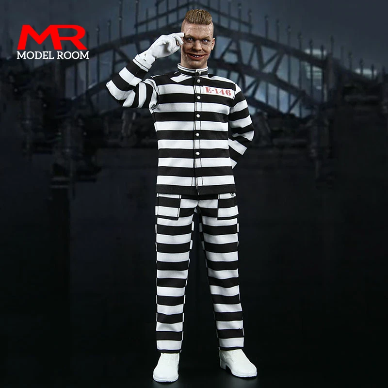 

BLACKBOX BBT9013 1/6 Arkham Prisoner Jerome Figure Model 12'' Male Soldier Action Figurine Body Doll Full Set Toy In Stock
