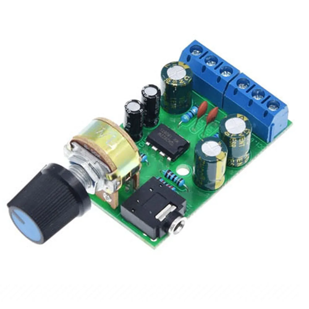 

TDA2822M Amplifier Board Channel Stereo Mini AUX Audio Amplifier Board Amplifier Module AMP Module DC 1.8-12V 2.0