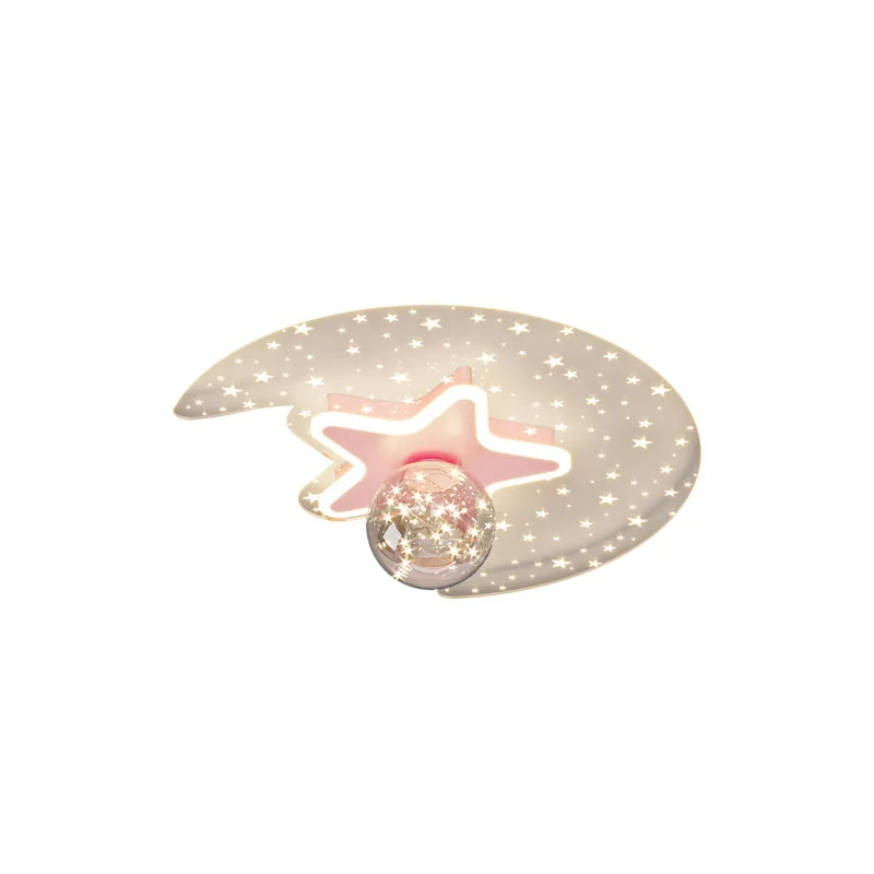 

China Supplier ceiling lamp simple modern children's room lamp 2022 new moon full of stars master bedroom study lamp