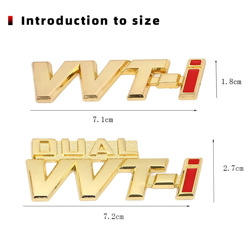 Автомобильная наклейка эмблема значок наклейки для TOYOTA Dual VVT-i VVTI Camry COROLLA YARiS Rav4