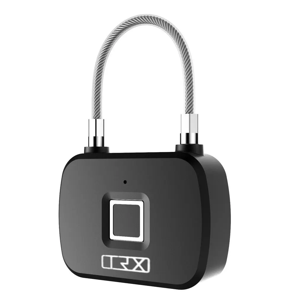 

Smart Thumbprint Door Padlocks Rechargeable Door Lock Fingerprint Smart Padlock USB Keyless Quick Unlock Drop Shipping
