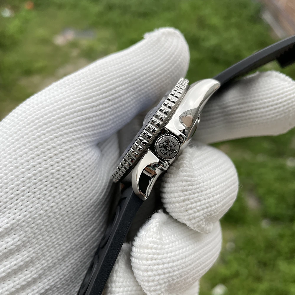 Steeldive Мужские автоматические часы 42 мм GMT Роскошные механические наручные для