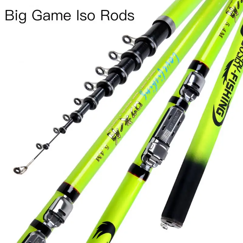 

Carbon Fishing Rod Feeder Short-jointed Rock Fishing Rod Hand Fishing Rod Telescopic Travel Pole 3.6m 4.5m 5.4m 6.3m