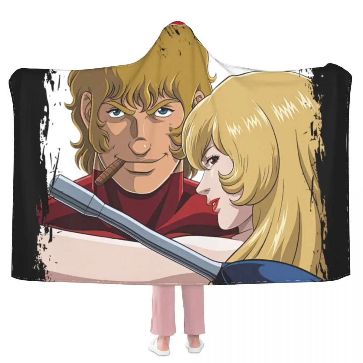 

Супермягкое модное одеяло с капюшоном с изображением кобры из фильма «космические приключения», покрывало для кровати, красивое флисовое п...