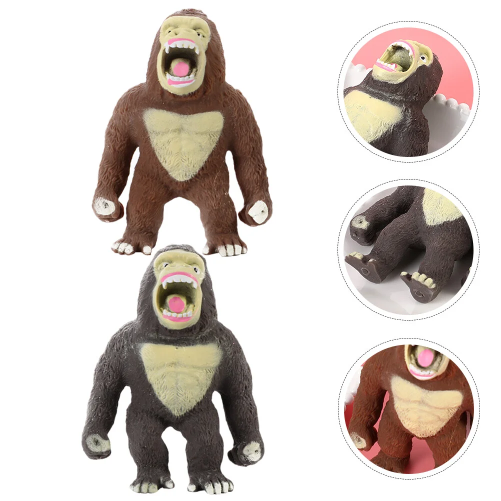 

Toy Toys Stretchy Gorilla Sensory Chimpanzee Pressure Funny Elastic Kids Party Figure Stress Squishy Squeeze Stretch Adorable