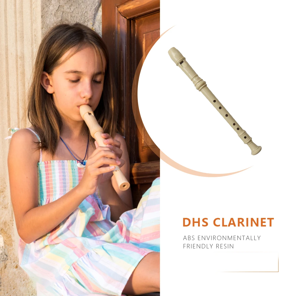 Flute Instrument Plastic Portable Professional Flute Lightweight Durable Smooth Nontoxic Instrument Accessories