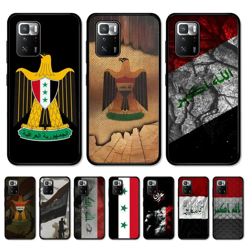 

Iraqi Iraq Flag Phone Case for Redmi Note 8 7 9 4 6 pro max T X 5A 3 10 lite pro