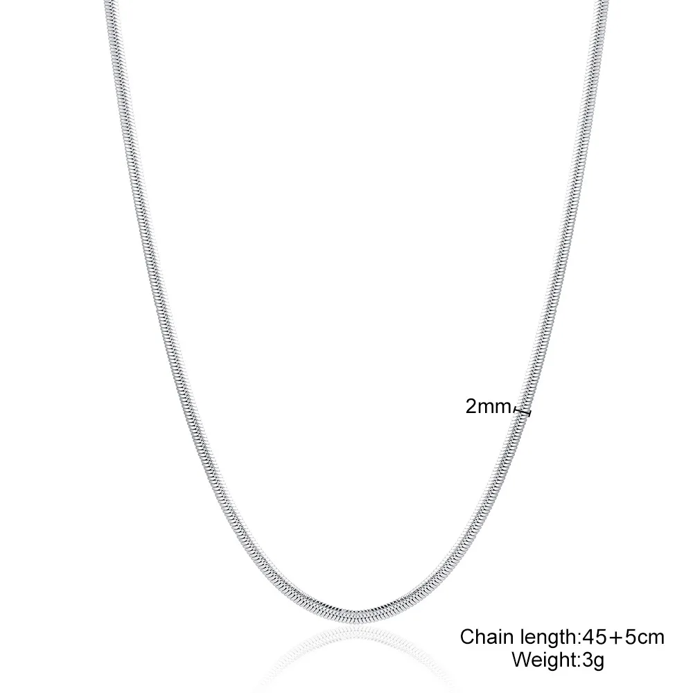 Цепочка из нержавеющей стали для изготовления ювелирных изделий плоская