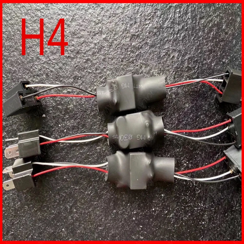 2x LED HID Super Canbus Decoder H4 Adapter B For MW MINI Cooper EMC Warning Canceller Car Headlight IC No Error Free Flicker images - 6