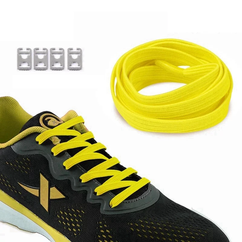 1 пара, эластичные шнурки для кроссовок, без завязывания 1 пара, эластичные шнурки для кроссовок, без завязывания