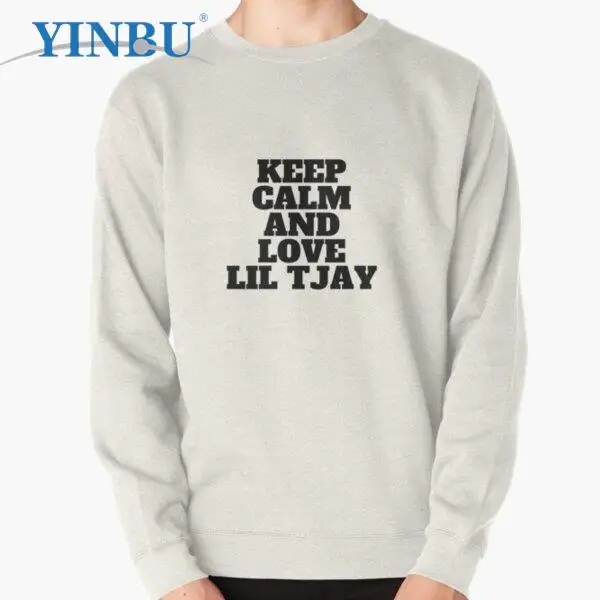 

Keep Calm and Love Lil Tjay pullover new in hoodies sweatshirts Fashion clothes for men streetwear