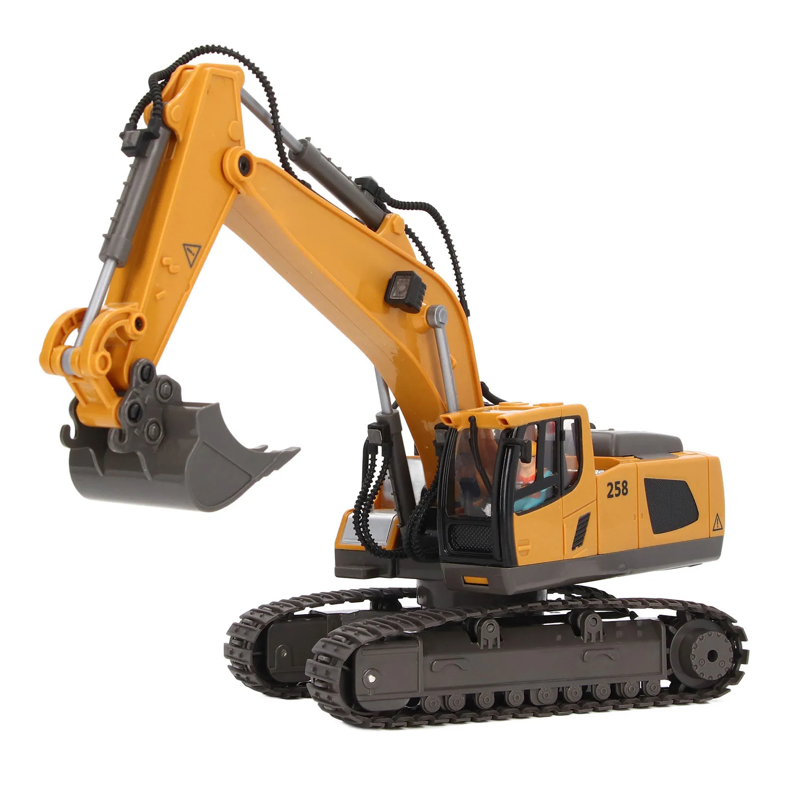 

1:20 2.4Ghz RC Excavator Toy with Light Music 11 Channels Remote Control Excavator Construction Tractor Engineering Vehicle Toy