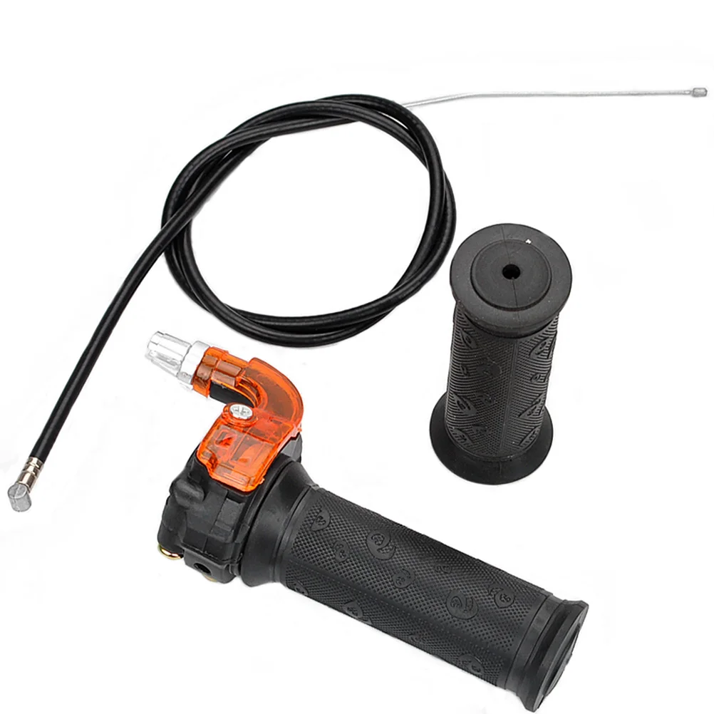 

Bike Handlebar Mini Throttle Cable Handles Grip Clamp Accelerator Turn