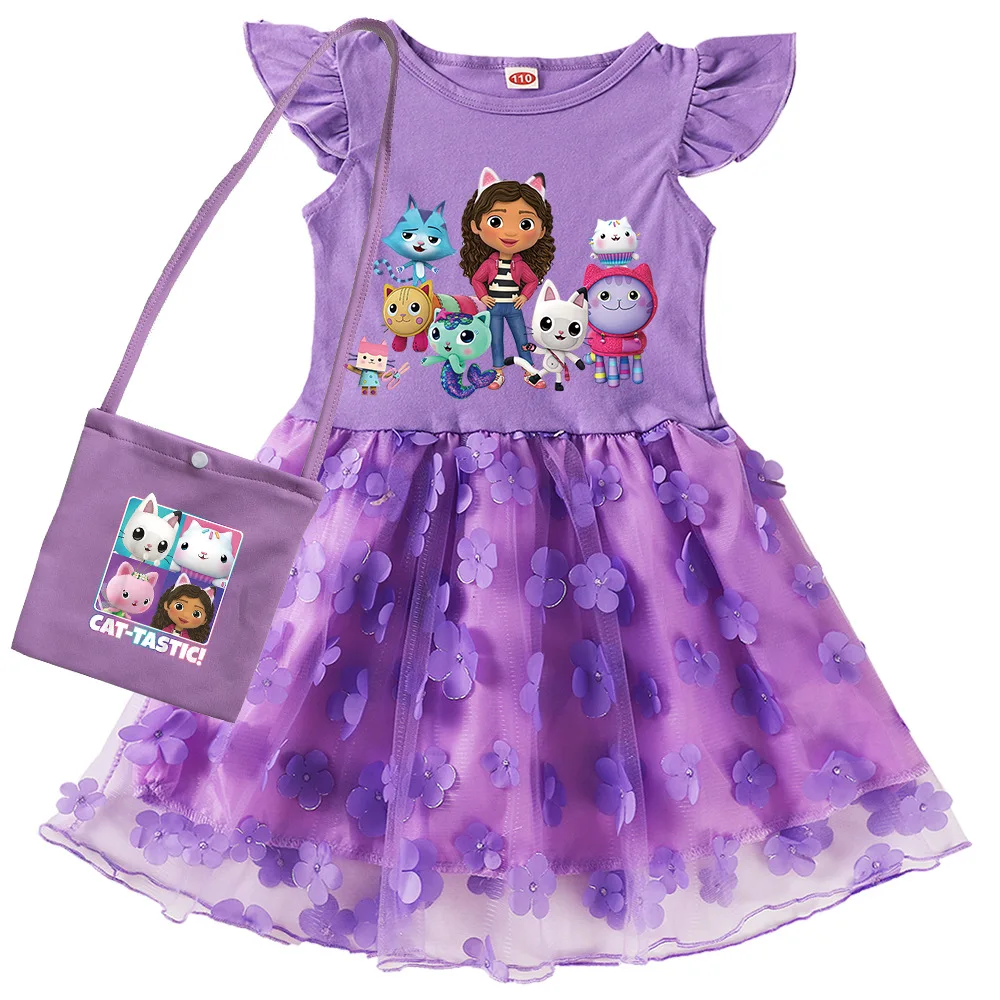 Детское летнее платье для косплея с коротким рукавом и повязкой на голову