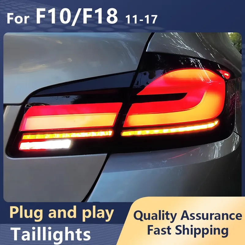 

Car Styling Taillights For BMW5 Series F10 F18 528i 530i 535i M5 2011-2017 LED DRL Dynamic Turn Signal Brake Reversing Tail Lamp