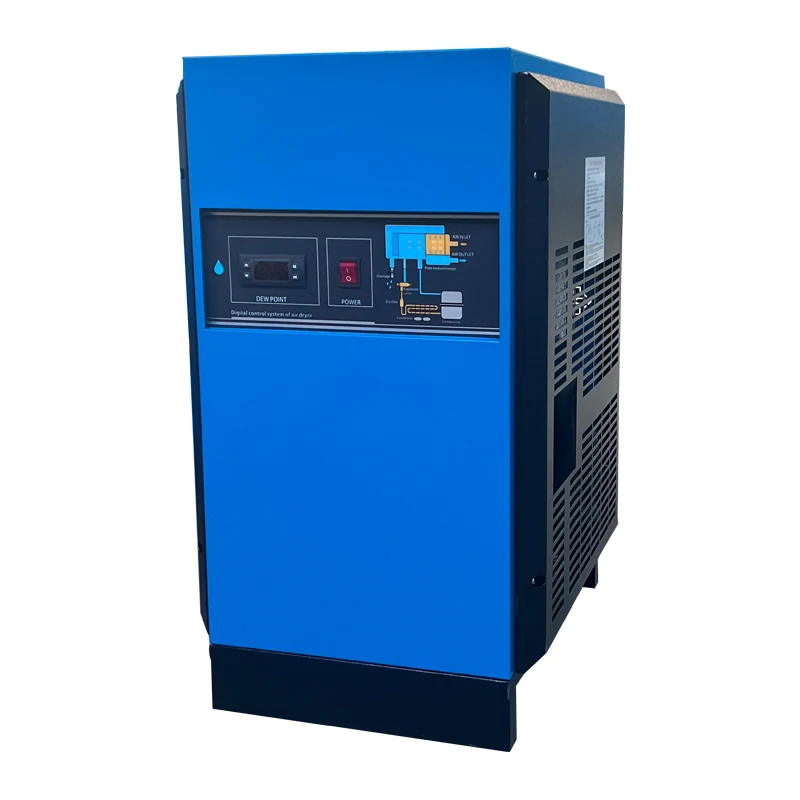 DEHAHA 220V 1.2m3/min Air Cooling Industrial Equipments Freeze Dryer Air Refrigerated Dryer Manufacturer