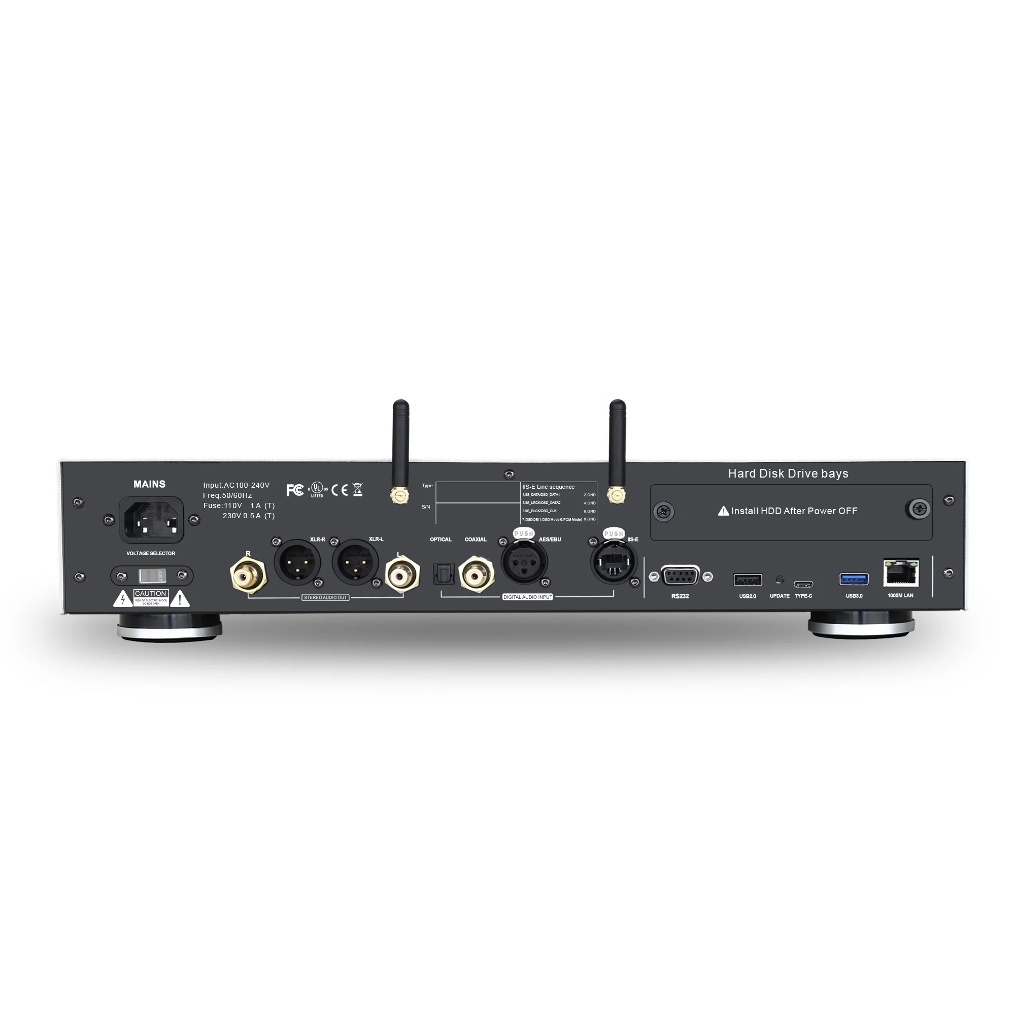 

DMP 50 USB Digital signage audio player box ESS9038 Q2M