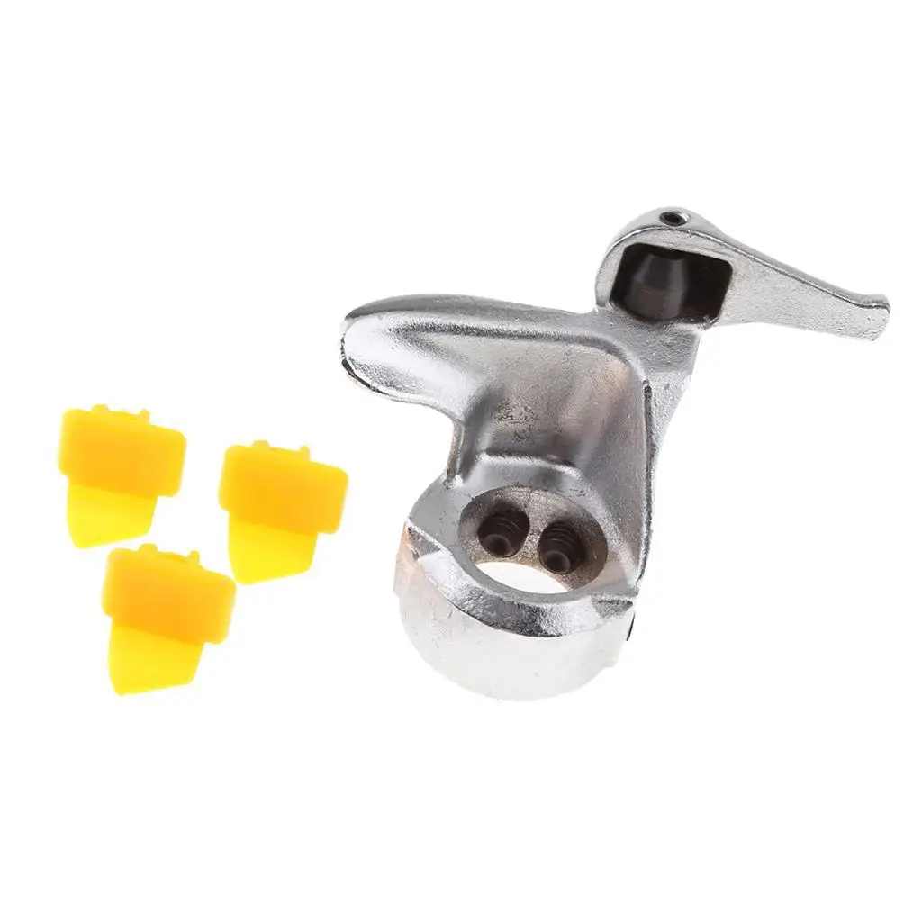 

Motorcycle Tire Changer Mount Demount Head Duckhead w 3 Pads Cast Steel 30mm