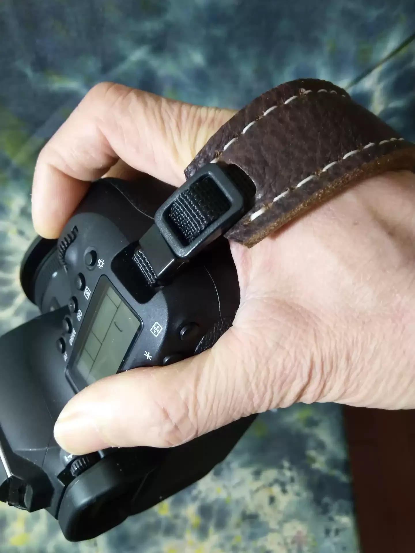 Ремешок ручной работы из натуральной кожи для цифровых зеркальных камер Nikon Canon