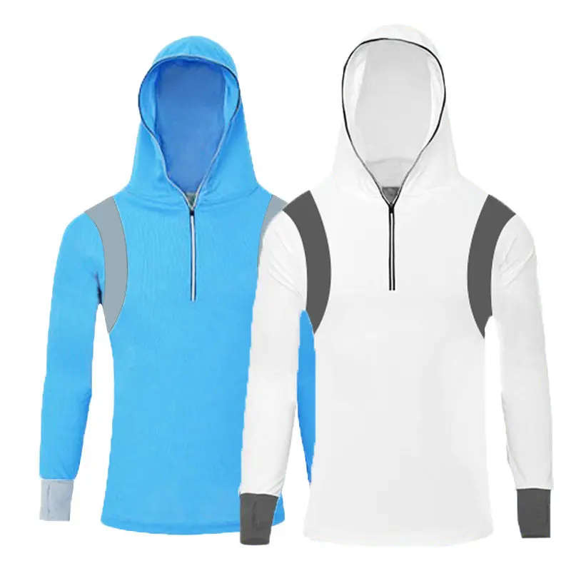 

Men Women Fishing Hoody Sunscreen Sun Protection Cycling Jacket Shirt Rashguards Hiking Clothes Breathable Face Neck Coat 586