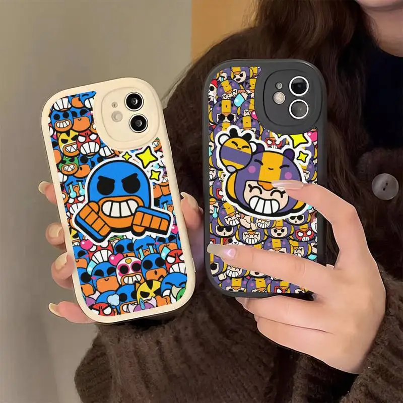 

Cartoon Cute Stars Phone Case Hard Leather Phone Case for iPhone 13 12 Mini 11 14 Pro Max Xs X Xr 7 8 Plus 6 6s Se 2022 Cover