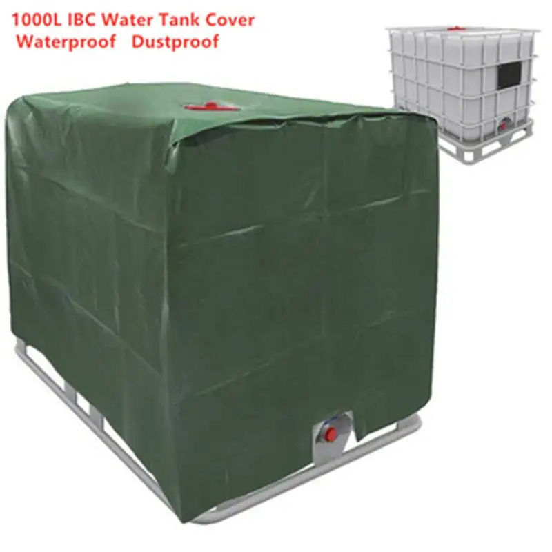 

1000L IBC Ton Bucket Cover 210D Outdoor Water Tank Dust Cover Waterproof Dustproof Heat Insulation Bucket All-Purpose Cover