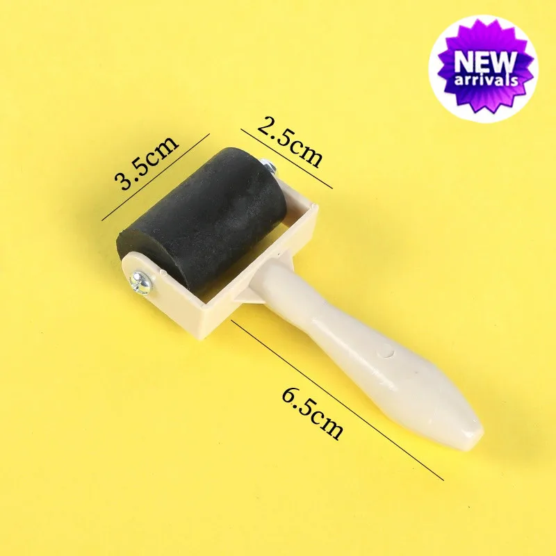 

Резиновый Валик С Деревянной Ручкой Для Тиснения, Удаления Краски, Художественных Работ, Маленькая Круглая Кисть