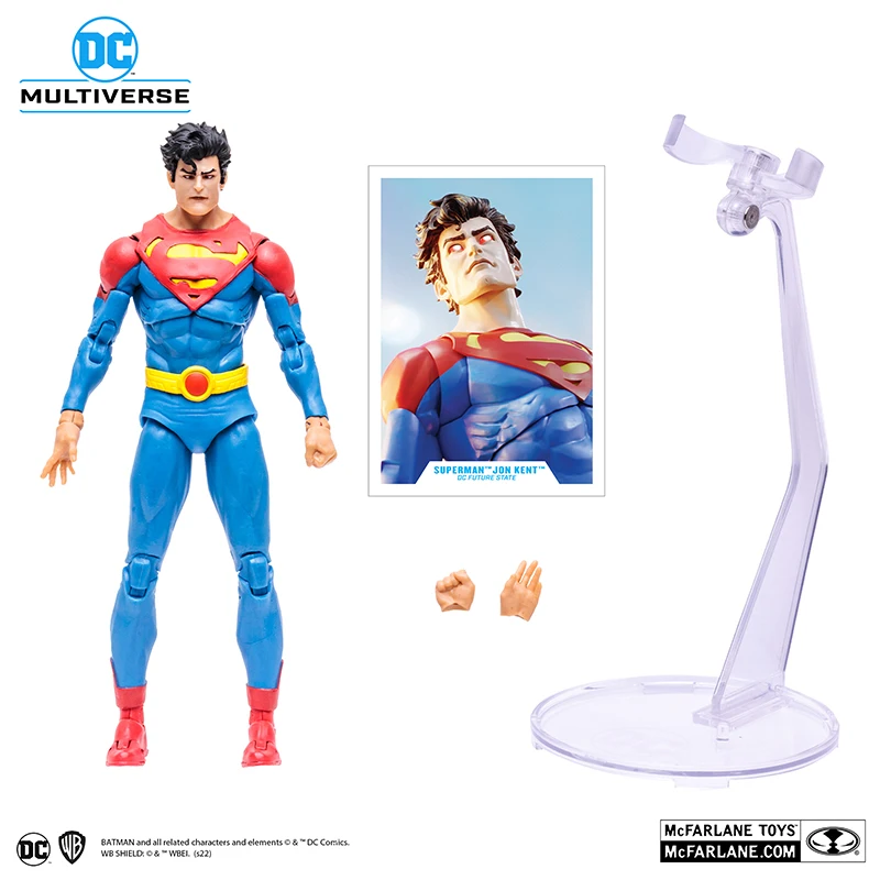 

Original McFarlane Son of Superman Jonathan Kent Action Toy Figures Toys Ornaments Gifts