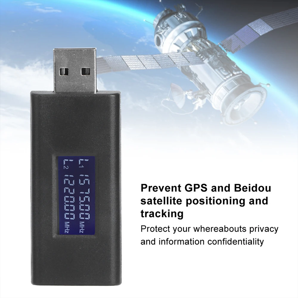 

Practical Impact Resistant USB Beidou GPS Anti-tracking Adapter Black Anti-positioning Adapter Portable for Car