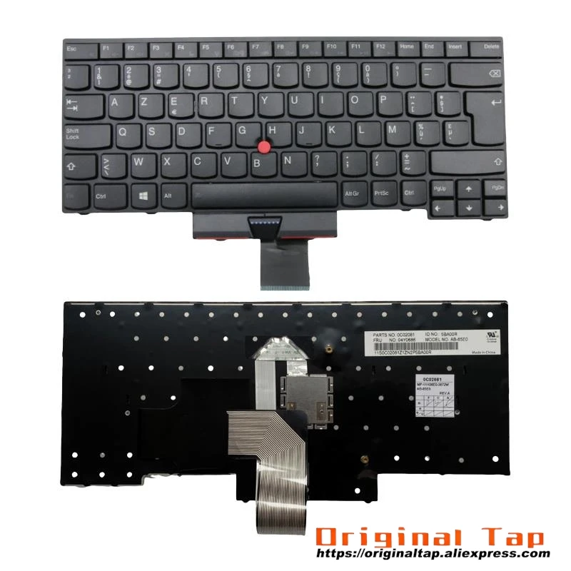 BE Бельгийская клавиатура для Lenovo Thinkpad T430U 04Y0682 04Y0719