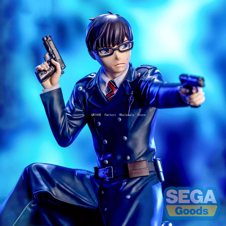 Фото Высоковосстанавливаемая синяя фигурка экзорциста, модель SEGA 14 см Okumura RinOkumura Yukio, аниме-коллекционная игрушка, подарок для фаната 2025 Sought-After №4