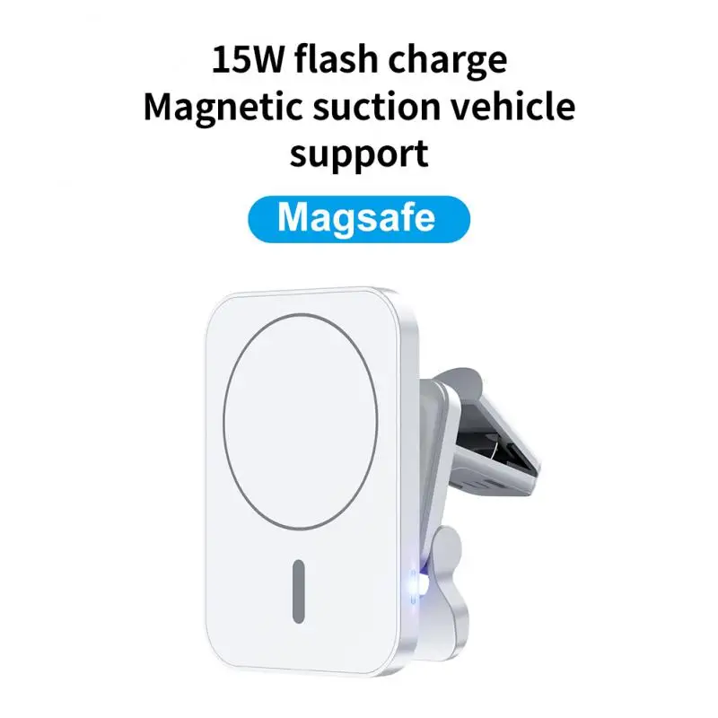 fast chargingwireless car phone holder 15w magnetic chargers mount cellphone stand adsorption smartphone bracket accessories free global shipping