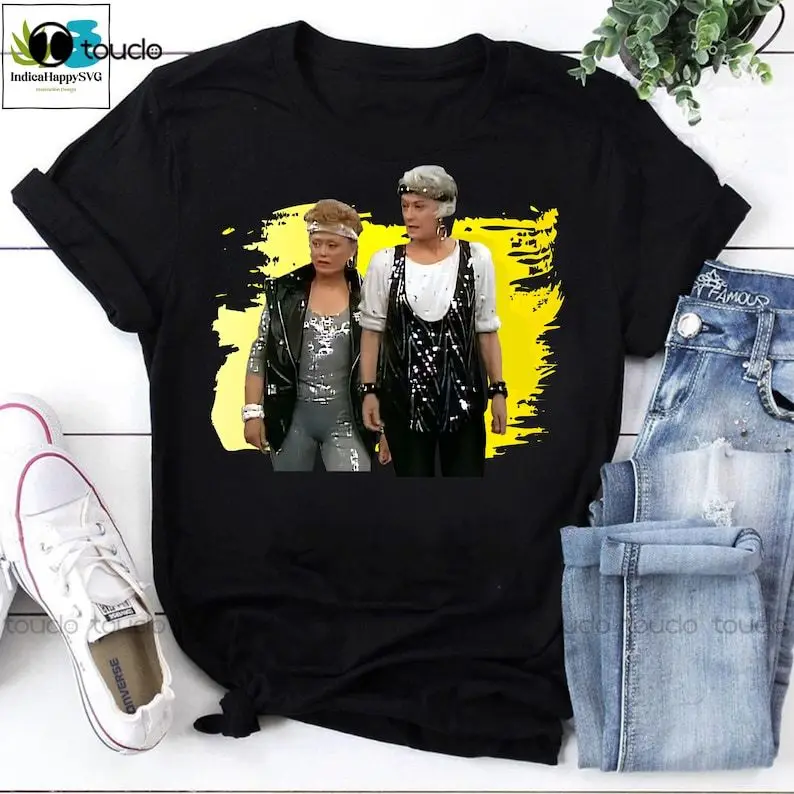 

Ретро Винтажная футболка с изображением золотого отряда 80-х годов, рубашка белой формы, рубашка с изображением Дороти, Золотая рубашка для девушек с круглым вырезом, уличная одежда большого размера