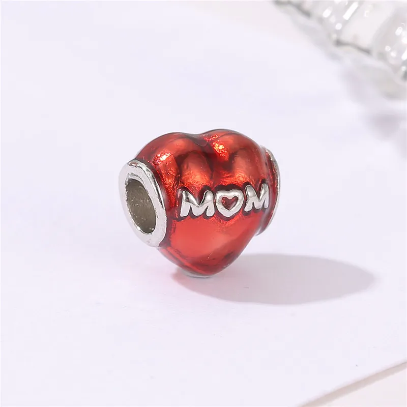 1 шт. новая милая Клубничная чашка Дерево Сердце Бусина кулон оригинальный Pandora