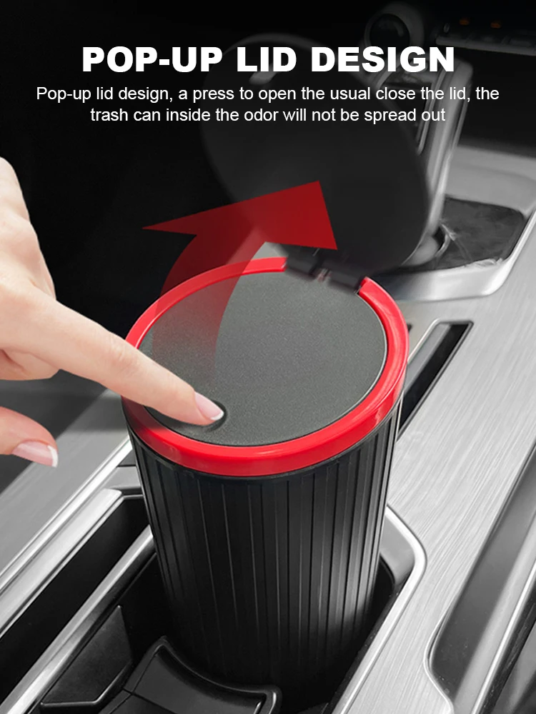 Водонепроницаемая универсальная мусорная корзина автомобильная подстаканник