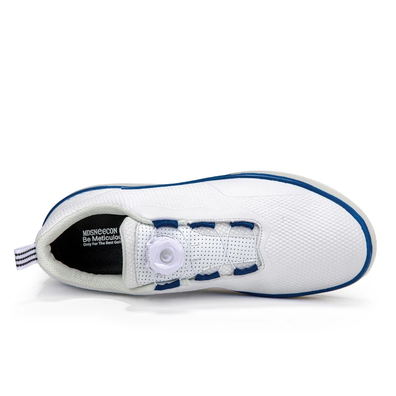 Дышащие туфли для гольфа из микрофибры мужчин и женщин с вращающейся подкладкой