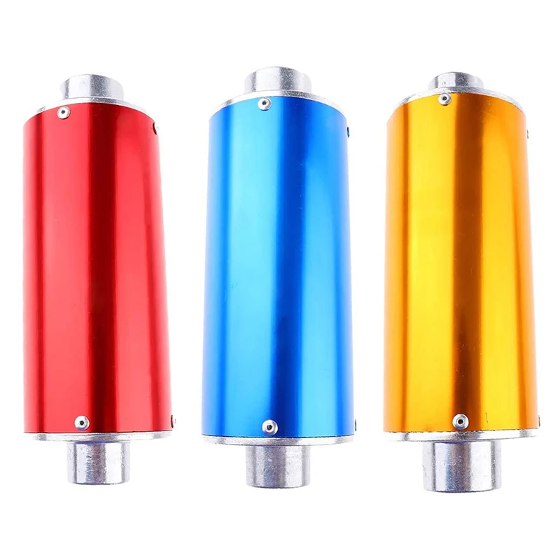 

38mm Caliber Motorcycle Slip on Exhaust Muffler Pipe Full System for 50-150Cc Trail Dirt Bike Adjustable Mute