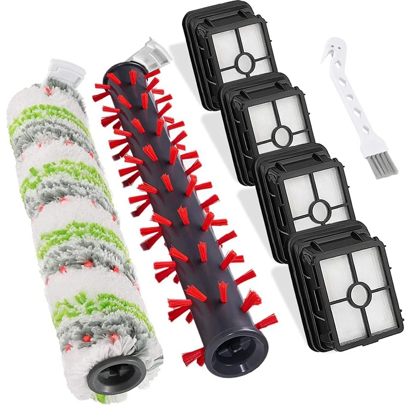 

Roller Brush Filter Replacement Parts Kits For Bissell Crosswave Cordless Max Series 2554 2590 2593 2596 Vacuum Cleaner