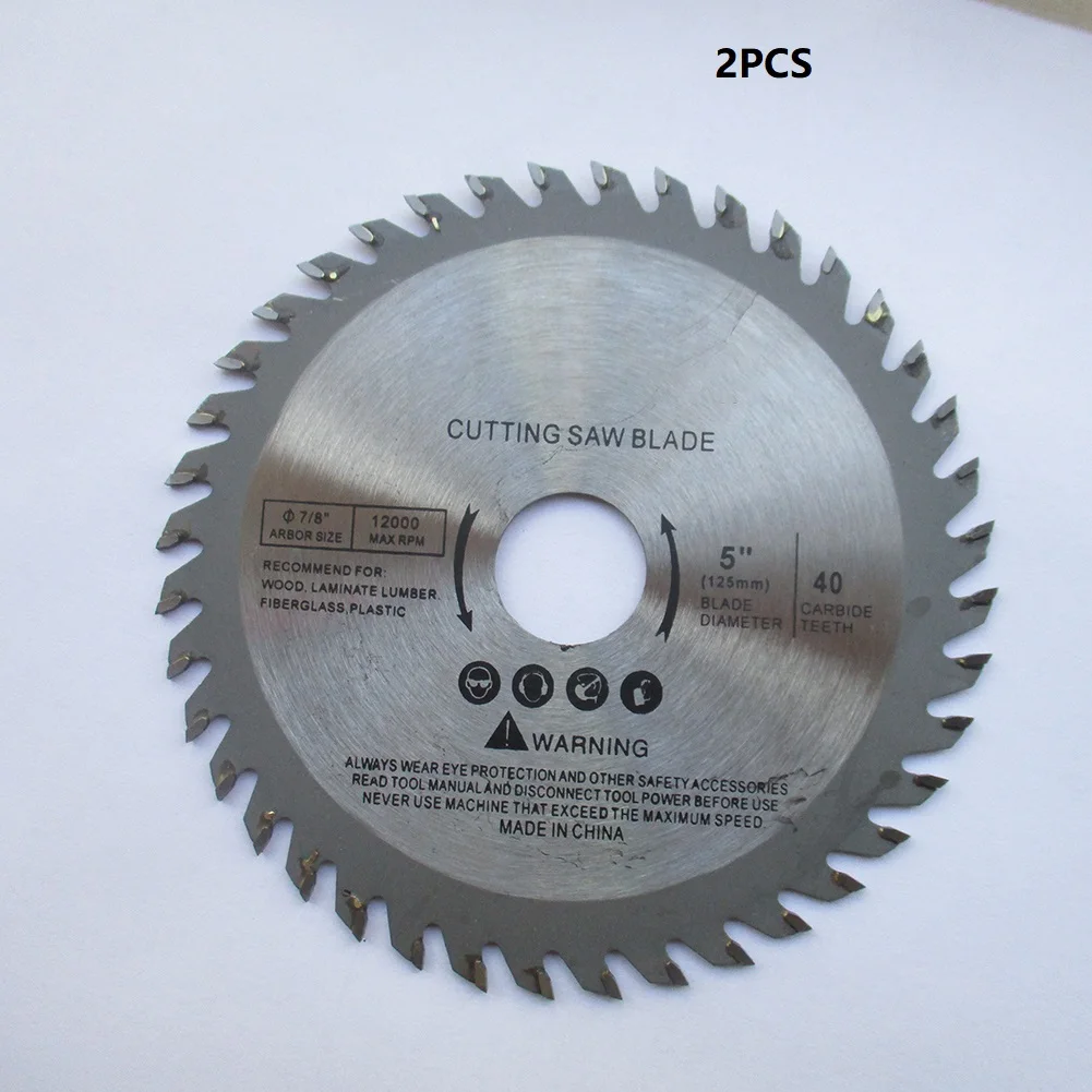 

1pc 125mm 40T/30T Circular Carbide Saw Blades Cutting Wood For Angle Grinder Saw Disc Wood Cutter Saw Blade For Cutting Wood