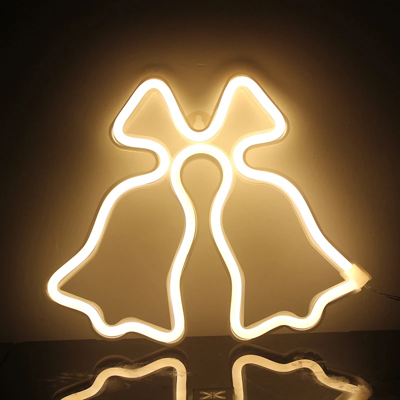 

Christmas Neon Signs Special LED Night Light Wall Decor Battery USB Dual Use Powered for Home Bedroom Bar Hot