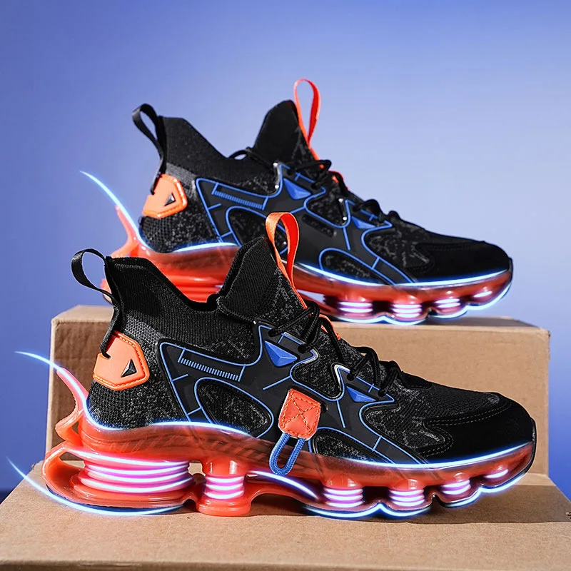 

Male Sneakers Cushioning Shock-absorbing Designer Shoes For Men Lightweight Breathable Running Shoes 2022 Summer Men Shoes Tenis