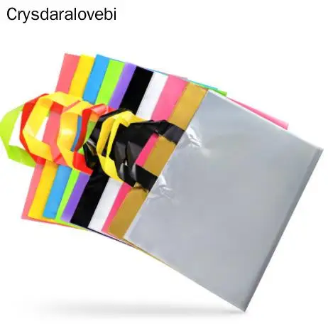 4 размера 50 шт. большой Подарочный пакет бутиковая тканевая упаковка пластиковый