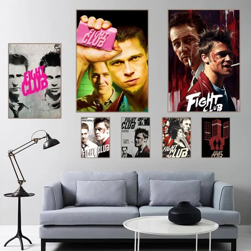 

Fight Club Moive POSTER Canvas Painting Pictures Home Decor