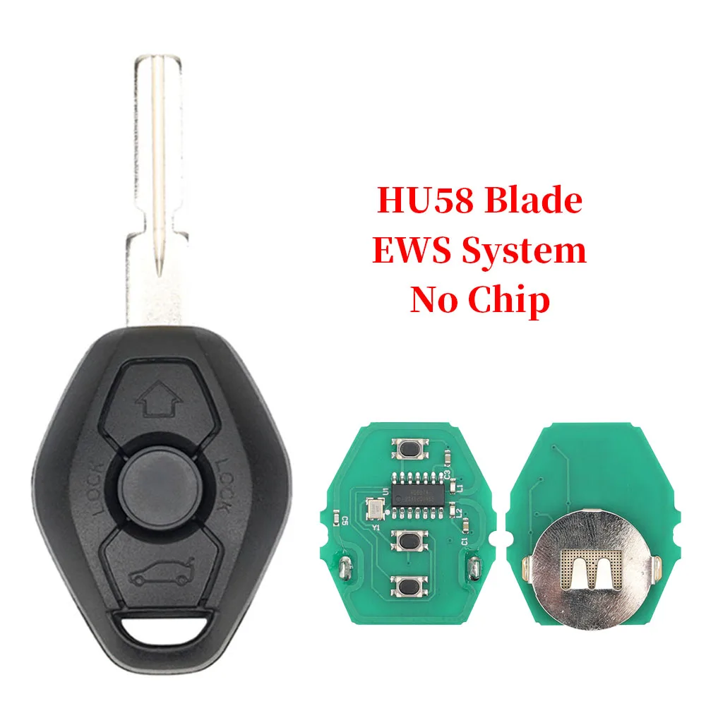 Система Liberty EWS ID44 PCF7935 чип 315/433 МГц HU58/HU92 автомобильный дистанционный ключ для BMW 1/3/5/7 серии X3 X5 Z3 Z4 E38 E39 E46 E65
