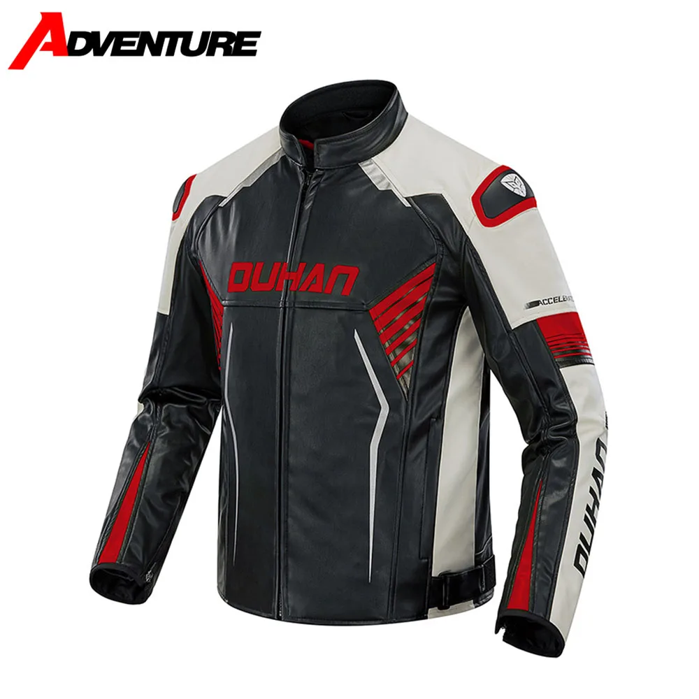 

New Motorcycle Jacket Leather Durable Waterproof Gear Racing Moto Jackets Pants Windproof Motocross Motorbike Jacket Suit Hot